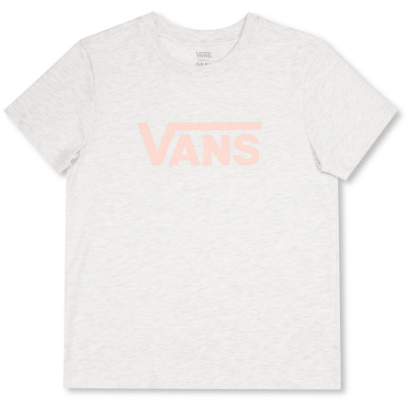 Dámske tričko Vans Wm Drop V Ss Crew-B biela White Heather