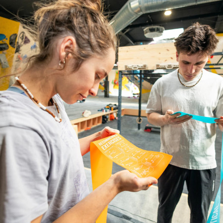 Posilňovacia guma YY VERTICAL Warm Up Band Blue Medium