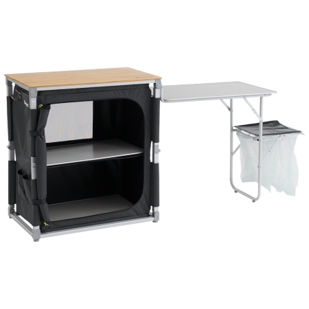 Kuchyňa Outwell Padres Storage Unit čierna/hnedá Shadow Grey