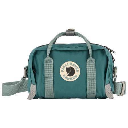Taška cez rameno Fjällräven Kånken Koncept Crossbody zelená Teal-Frost Green