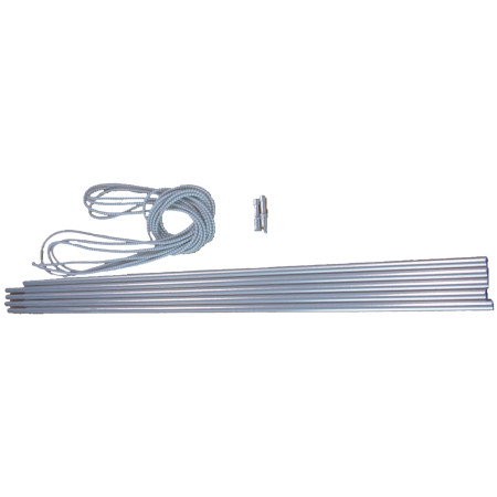 Set segmentov Vango Alloy Pole Set 8.5mm sivá Silver