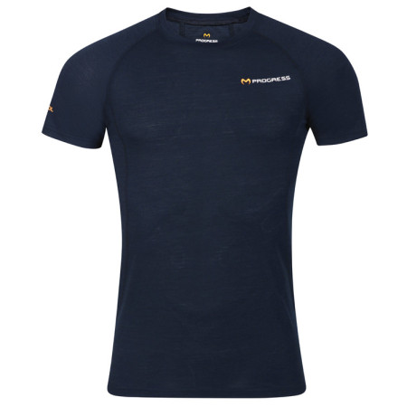 Pánske funkčné tričko Progress MA NKR 125 čierna/modrá černo-modrá