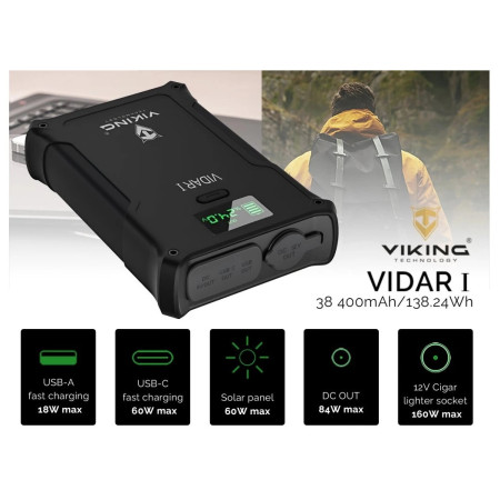 Outdoor powerbanka Viking Technology Vidar I