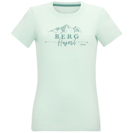 Dámske tričko Regatta Women’s Fingal Slogan svetlomodrá OceanMist