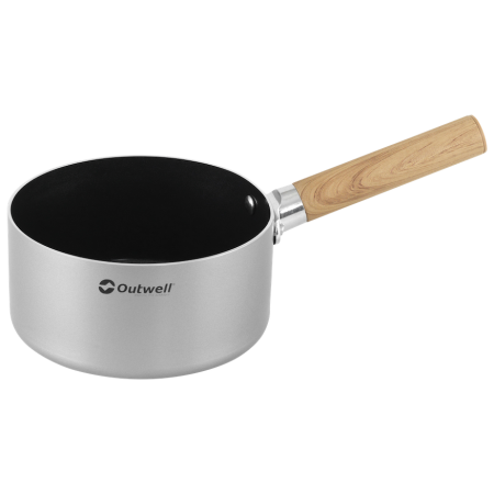 Hrniec Outwell Feast Ceramic Saucepan 1.5 L strieborná Black & Grey