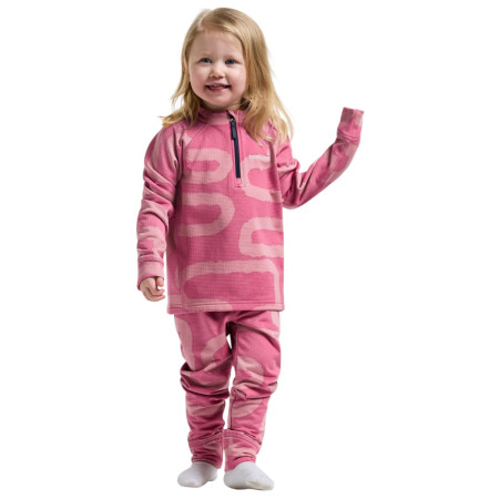 Detská funkčná bielizeň Didriksons Jadis Kids Pr Set 5 Path Heather Pink