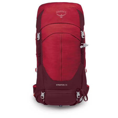 Turistický batoh Osprey Stratos 36 červená poinsettia red