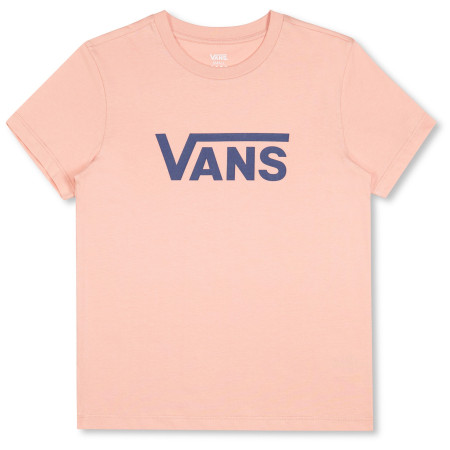 Dámske tričko Vans Wm Drop V Ss Crew-B ružová Peach Beige