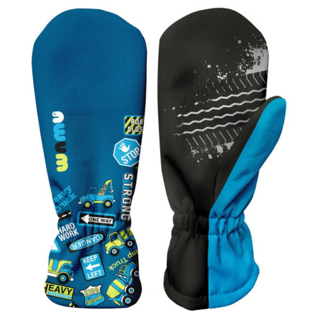 Detské zimné palčiaky WAMU Bagr