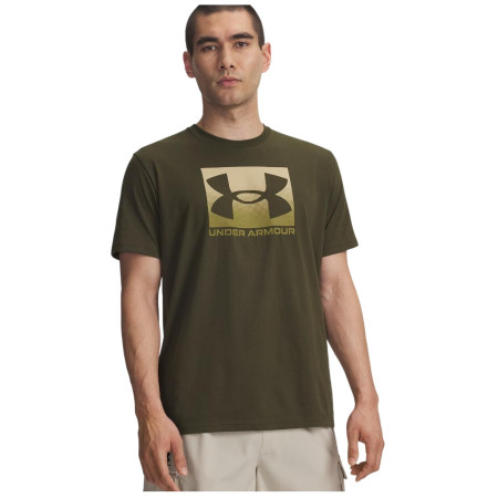 Pánske tričko Under Armour M Boxed Sports Updated Ss tmavozelená ExpeditionGreen/FieldKhaki