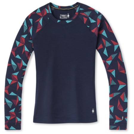 Dámske funkčné tričko Smartwool W Merino 250 Baselayer Pattern Crew Bxd