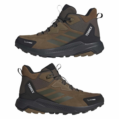 Pánske turistické topánky Adidas Terrex Anylander Leather Mid Climaproof
