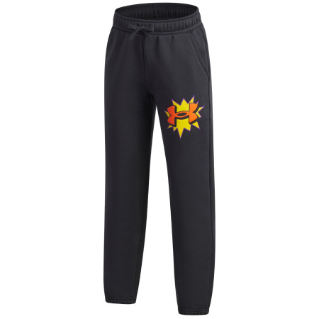Detské nohavice Under Armour UA B Rival FLC Graphics Jgr Anthracite