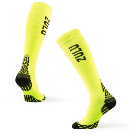 Kompresné podkolienky Zulu Run Compression žltá/čierna yellow/black