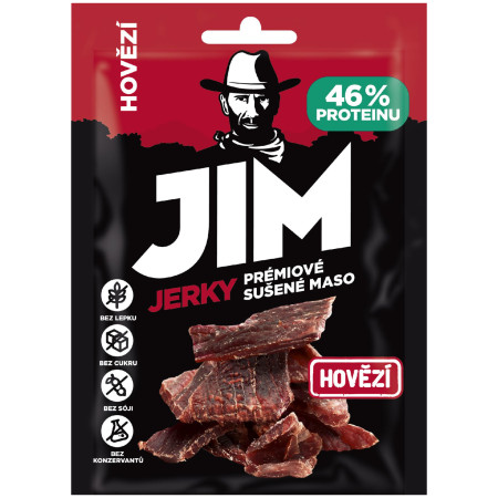 Sušené mäso Jim Jerky Jerky hovädzie 23 g