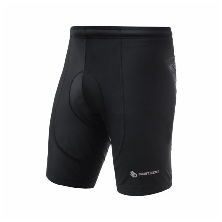 Pánske cyklistické kraťasy Sensor Cyklo Entry True Black