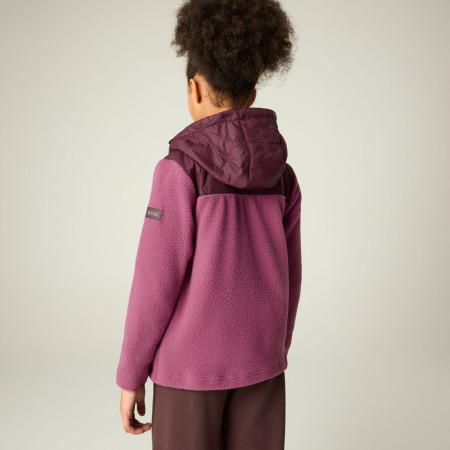 Detská mikina Regatta Myla Hybrid Jacket Fig/Violet