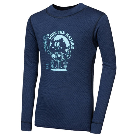 Detské funkčné tričko Sensor Merino DF Planet Deep Blue tmavomodrá Deep Blue