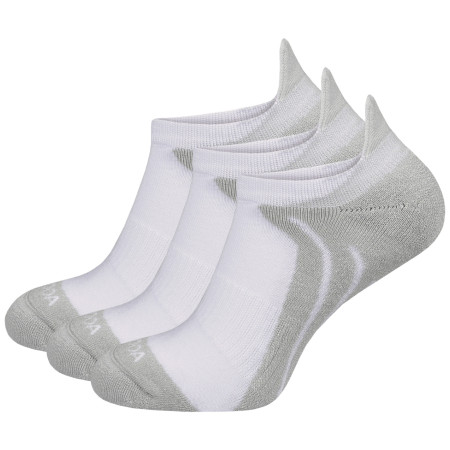 Ponožky MOOA Bamboo Active Low 3-pack biela/sivá White/Grey