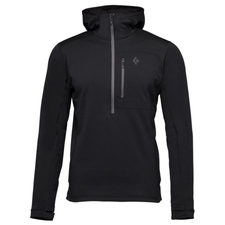 Pánska mikina Black Diamond Coefficient QZ Hoody čierna Black