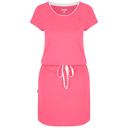 Dámske šaty Loap Besie ružová CmRose/White