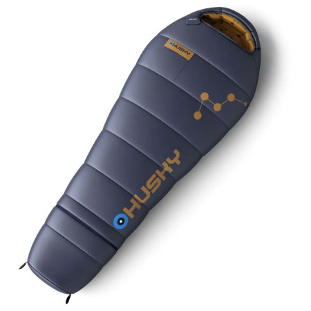 Detský spacák Husky Kids Magic modrá/zelená Blue/Mustard