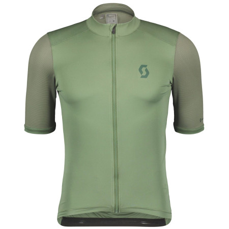 Pánsky cyklistický dres Scott M's Endurance 10 s/sl zelená frost green/smoked green