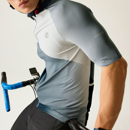 Pánsky cyklistický dres Dare 2b Lightning Short Sleeve Printed Jersey