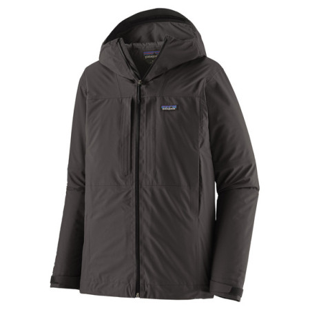 Pánska bunda Patagonia M's Insulated Boulder Fork Rain Jkt čierna Black
