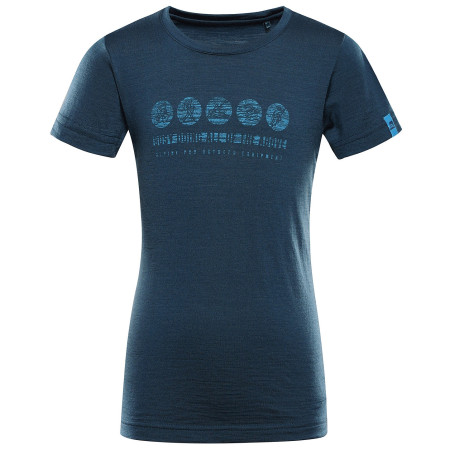 Detské tričko Alpine Pro Mereno 2 modrá MOROCCAN