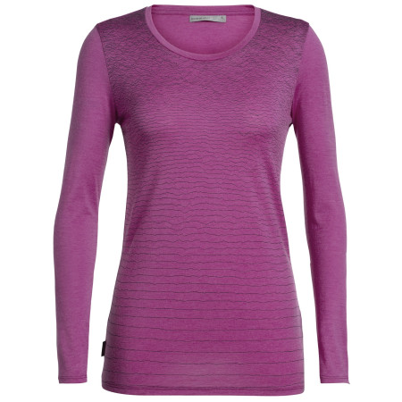Dámske triko Icebreaker Women's Tech Lite LS Low Crewe Landscape Lines-amore