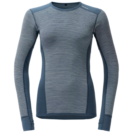 Dámske funkčné tričko Devold Reverso Merino Shirt Wmn modrá Dawn