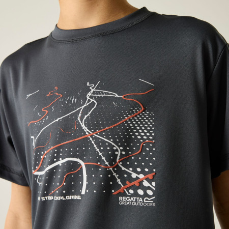 Detské tričko Regatta Alvarado Seal Grey