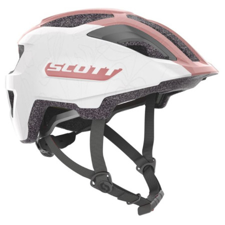 Detská cyklistická helma Scott Spunto Junior biela/ružová pearl white/light pink