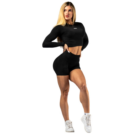 Dámsky top Nebbia Seamless Long Sleeve Crop Top Power
