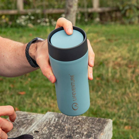 Termohrnček LifeVenture One Touch Thermal Mug 350 ml