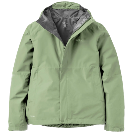 Dámska bunda Rab Downpour Jacket Wmns zelená