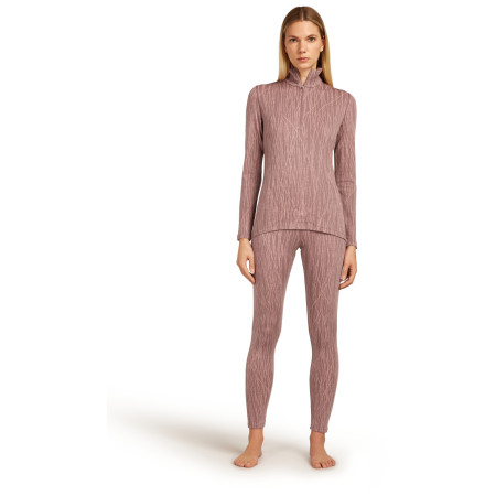 Dámske funkčné tričko Icebreaker Women Merino 260 Tech Vertex LS Half Zip Delta Lines AOP