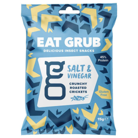 Praženie cvrčky Eat Grub Salt and Vinegar