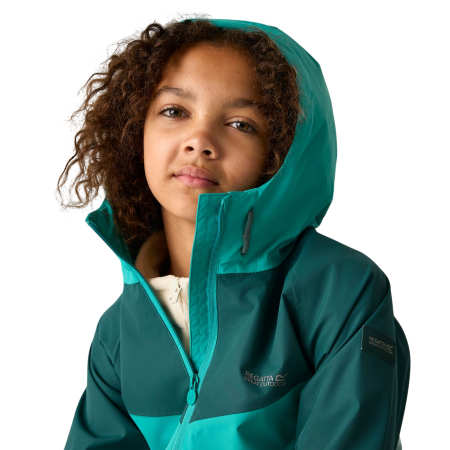 Detská bunda Regatta Hanleigh Turquoise/Mediterranea