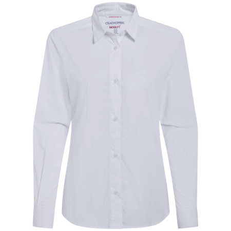 Dámska košeľa Craghoppers NosiLife Alma Long Sleeved Shirt biela White