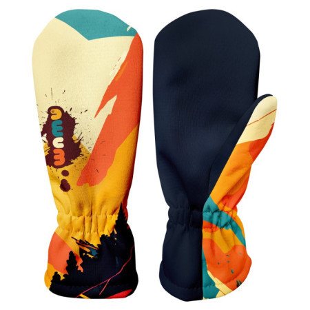 Detské softshellové rukavice WAMU Mountain Bike