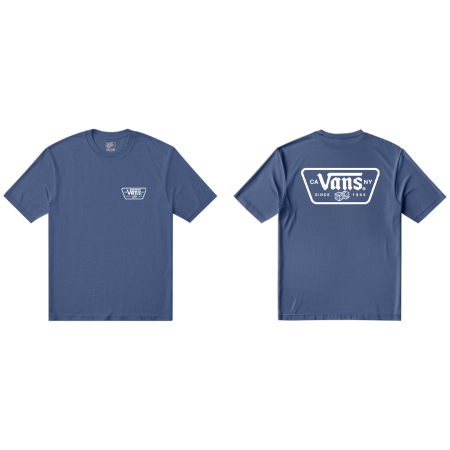Pánske tričko Vans Knu Patch SS Tee modrá True Navy