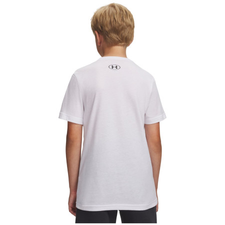 Detské funkčné tričko Under Armour UA B Patch Pack Wm SS White