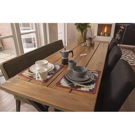 Sada riadov Bo-Camp Tableware 100% Melamine Stone