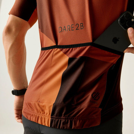 Pánsky cyklistický dres Dare 2b Lightning Short Sleeve Printed Jersey