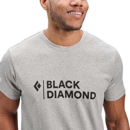 Pánske tričko Black Diamond M Mini Stacked Ss Tee