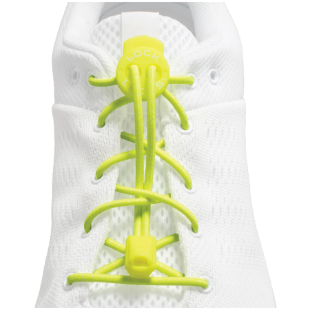 Šnúrky do topánok Lock Laces Original žltá Neon Yellow