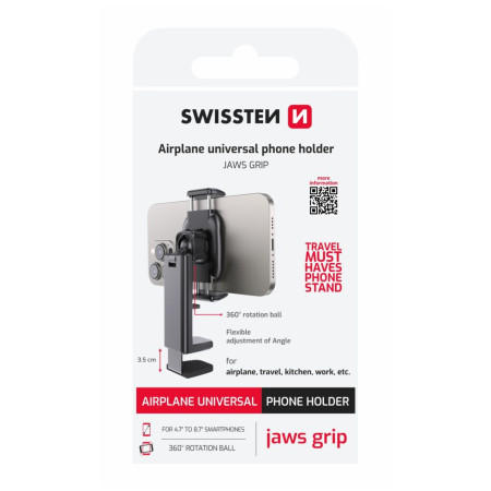 Držiak Swissten Universal phone holder Jaws Grip