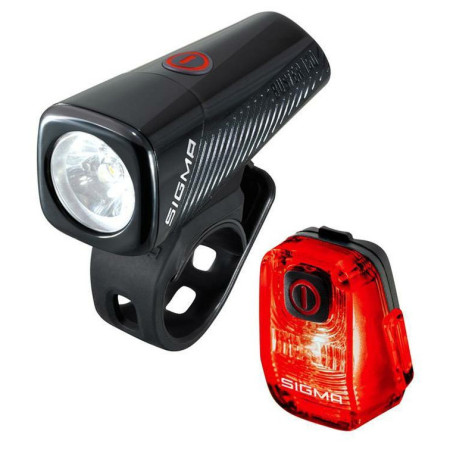 Sada svetiel Sigma Buster 150 + Nyte 10 čierna black